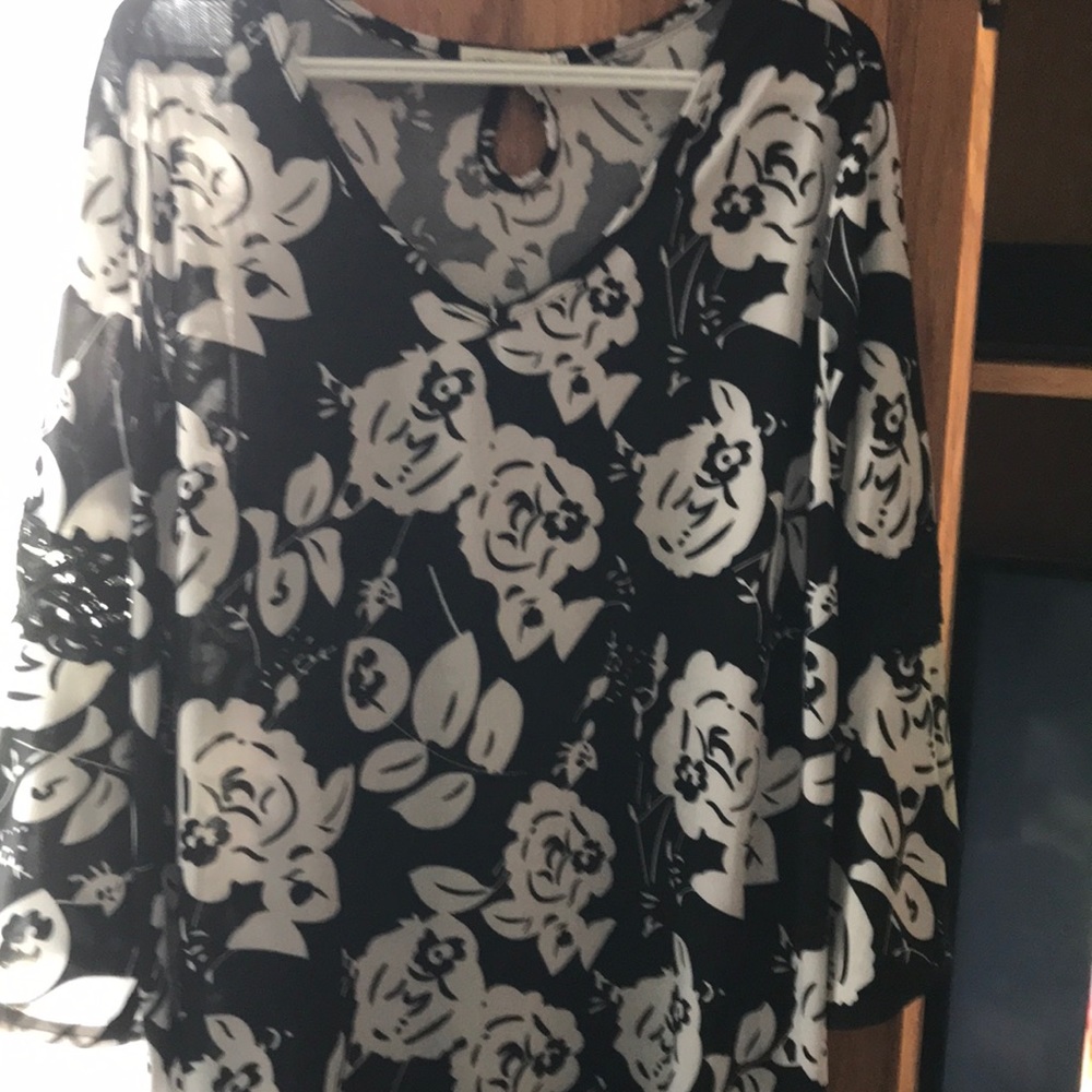 Floral top.